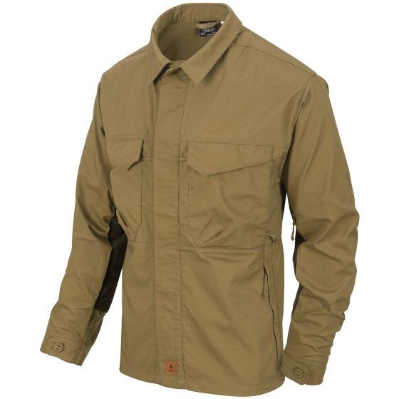 Helikon Woodsman Overhemd - Coyote / Taiga Green