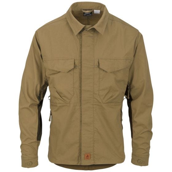 Helikon Woodsman Overhemd - Coyote / Taiga Green