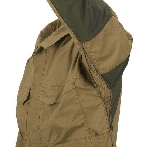 Helikon Woodsman Overhemd - Coyote / Taiga Green