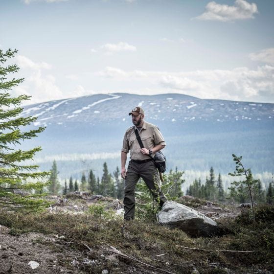 Helikon Woodsman Broek - Taiga Green / Zwart