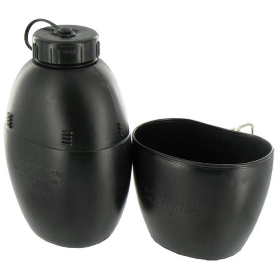 Highlander 58 Pattern Waterfles en Mok - Zwart