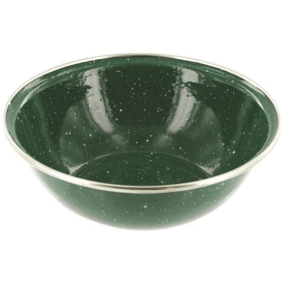 Highlander Deluxe Kom Glazuur - Groen