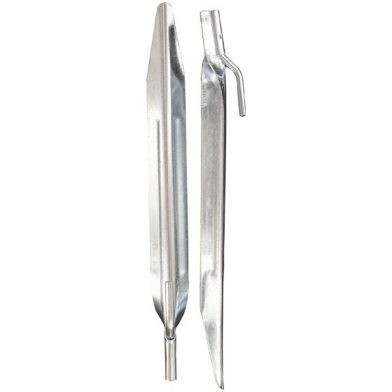 Highlander Stalen Haringen met Platte Hoek 22,8 cm Verpakking met Zes Stuks