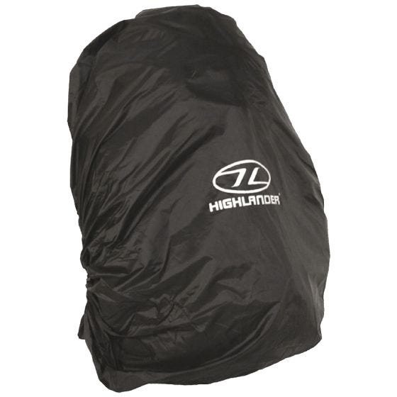 Highlander Kleine Rugzakhoes Waterdicht - Zwart