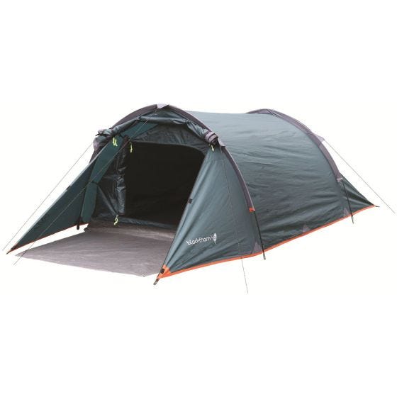 Highlander Blackthorn 2 Tent - Hunter Green/Orange Trim