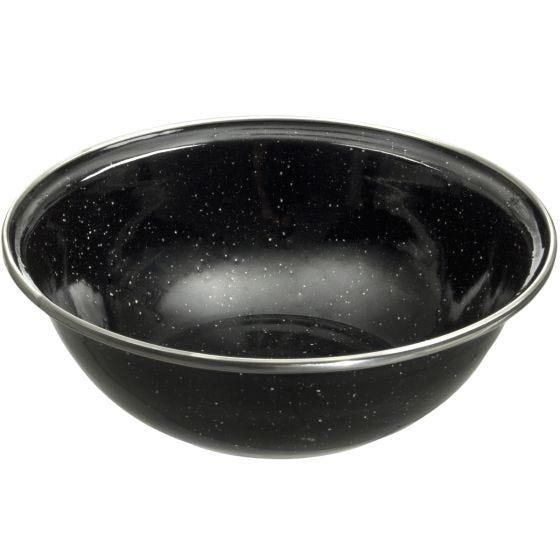 Highlander Deluxe Kom Glazuur - Zwart