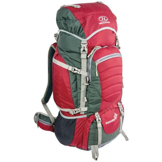 Highlander Expedition 65 Rugzak - Rood