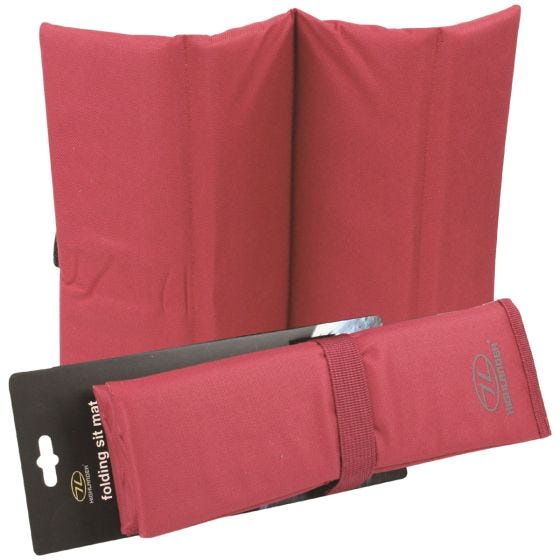 Highlander Opvouwbare Zitmat - Rood