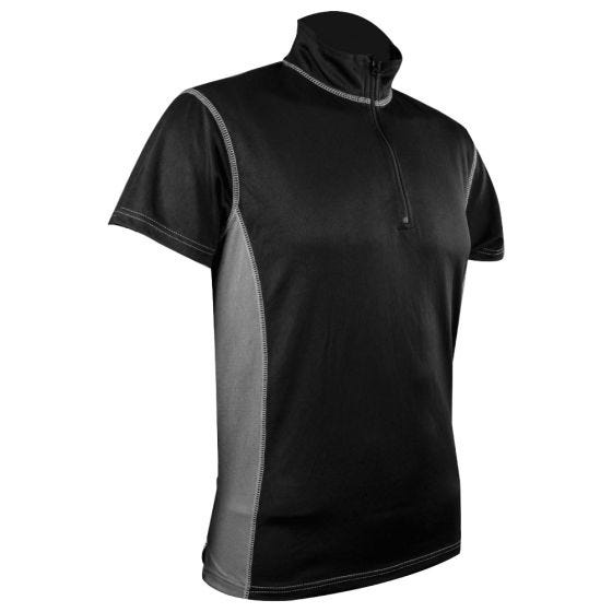Highlander Forces Pro Tech Top met Ritssluiting Heren - Zwart/Grijs