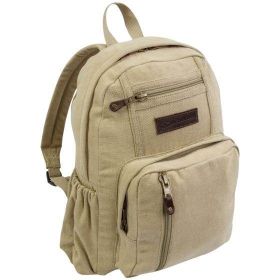 Highlander Salem Rugzak 18 L. Canvas - Beige