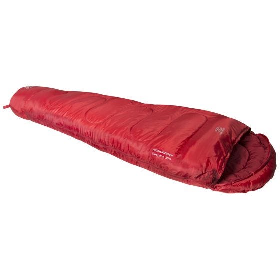 Highlander Sleepline 350 Mummyslaapzaak - Rood
