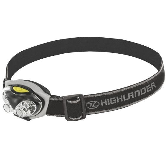 Highlander Spark 4+2 LED Hoofdlantaarn - Zwart/Zilver