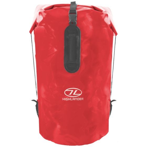 Highlander Troon Waterafstotende Duffeltas 70 L. - Rood