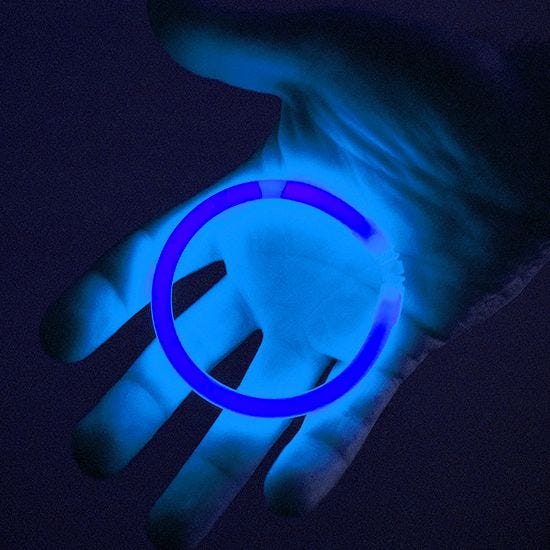 Illumiglow Polsband 7,5" Blauw