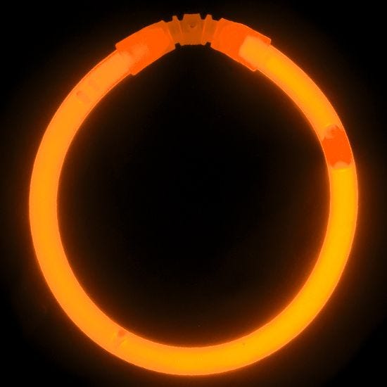 Illumiglow Polsband 7,5" - Oranje