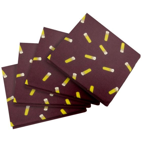 Jack Pyke Cartridge Zakdoek Verpakking met Vier Stuks - Wine