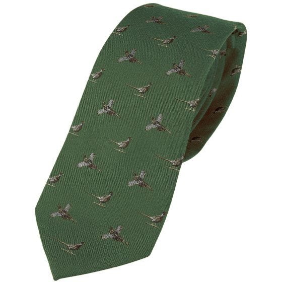 Jack Pyke Pheasant Zijden stropdas - Groen