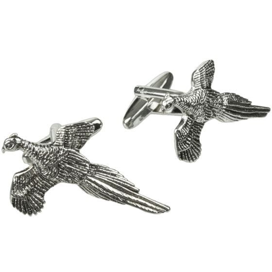 Jack Pyke Pheasant Cadeauset met Stropdas Zakdoek en Manchetknopen - Groen