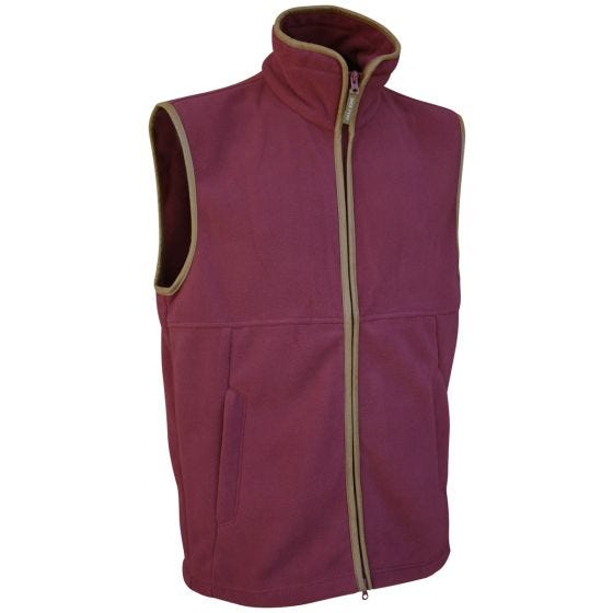 Jack Pyke Countryman Fleece Bodywarmer - Bordeauxrood