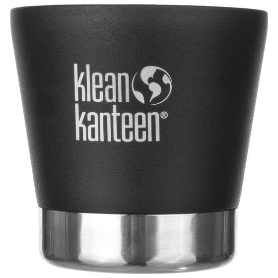 Klean Kanteen Vacuüm Geïsoleerde Beker 237 ml - Shale Black