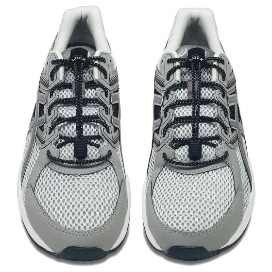 Lock Laces Elastic No Tie Schoenveters Zwart