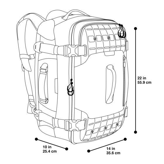 Maxpedition Ironcloud Adventure Reistas - Zwart