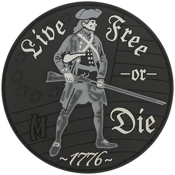 Maxpedition Live Free or Die Moralepatch - SWAT