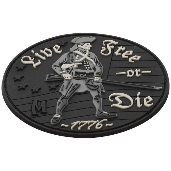 Maxpedition Live Free or Die Moralepatch - SWAT
