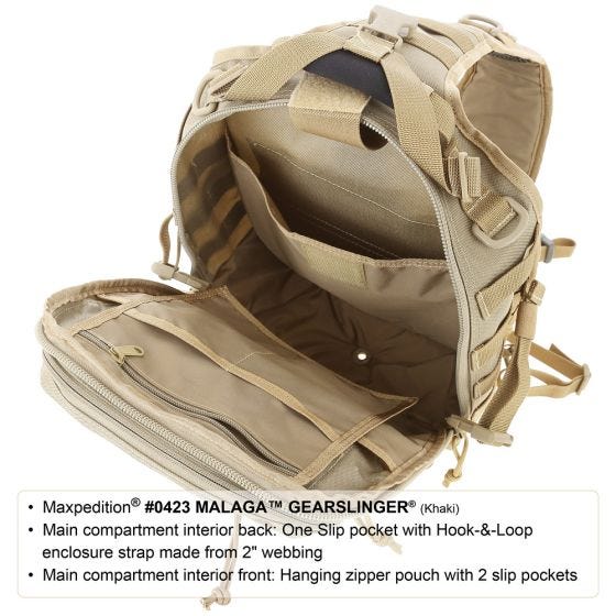 Maxpedition Malaga Gearslinger Zwart
