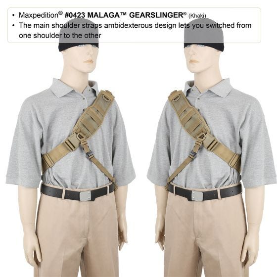Maxpedition Malaga Gearslinger Zwart