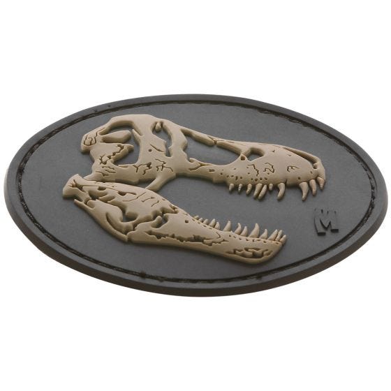 Maxpedition T-Rex Skull Moralepatch - SWAT