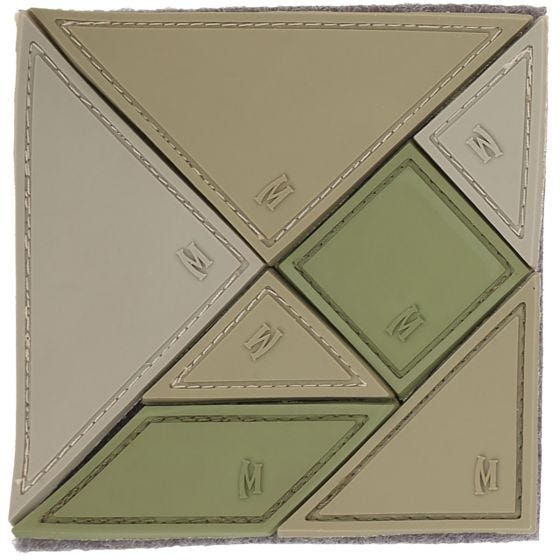 Maxpedition Tangram 7-Piece Moralepatch - Arid