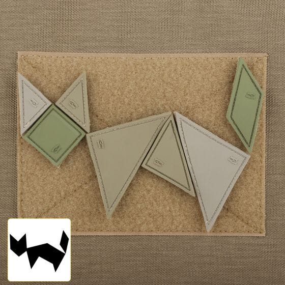 Maxpedition Tangram 7-Piece Moralepatch - Arid