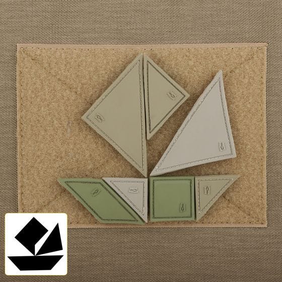 Maxpedition Tangram 7-Piece Moralepatch - Arid