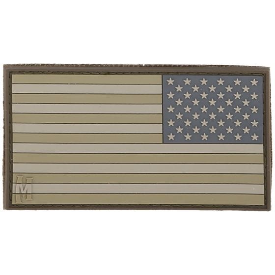 Maxpedition Reverse USA Flag Kleine Moraalpatch - Arid
