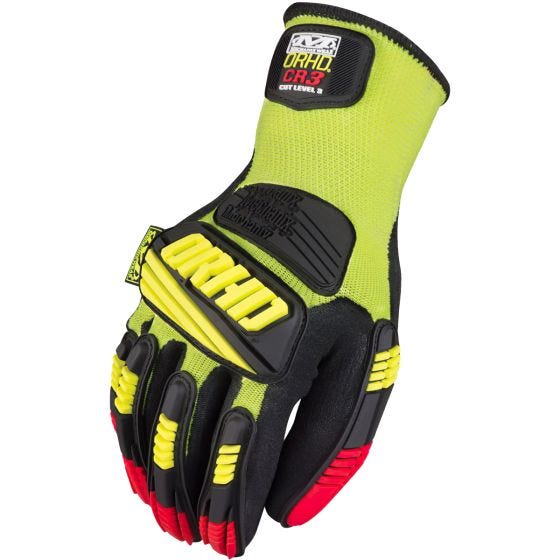 Mechanix Wear The Safety M-Pact ORHD Knit CR3 Handschoenen - Hi-Viz Yellow