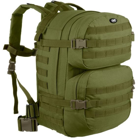 MFH Assault II Rugzak - OD Groen