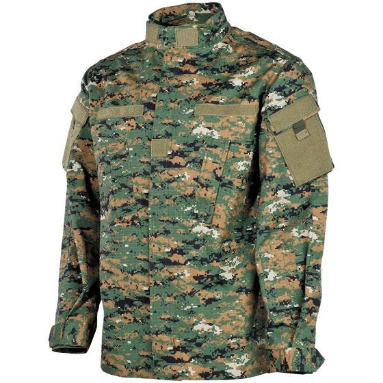 MFH ACU Field Jacket Ripstop - Digital Woodland