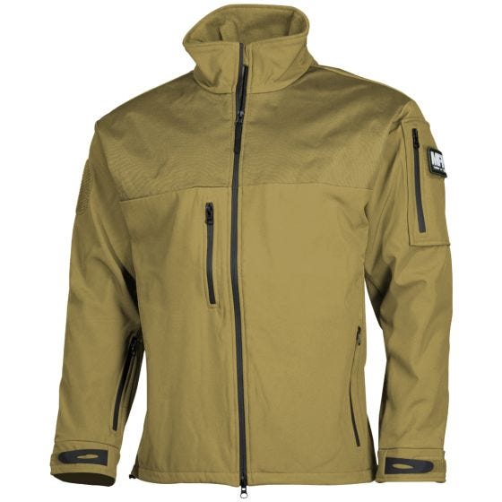MFH Australia Softshell Jack - Coyote Tan