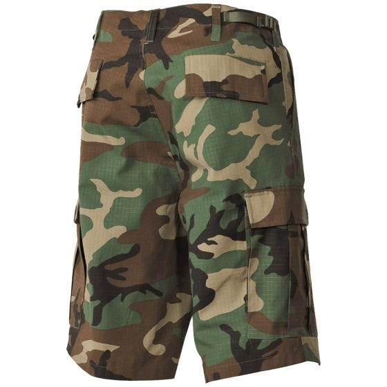 MFH US BDU Bermudashort Ripstop - Woodland