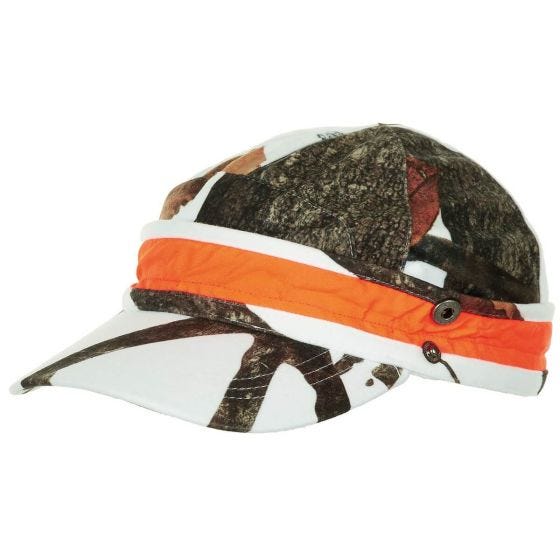 MFH Jachtpet met Fluorescerende Strip - Hunter Snow