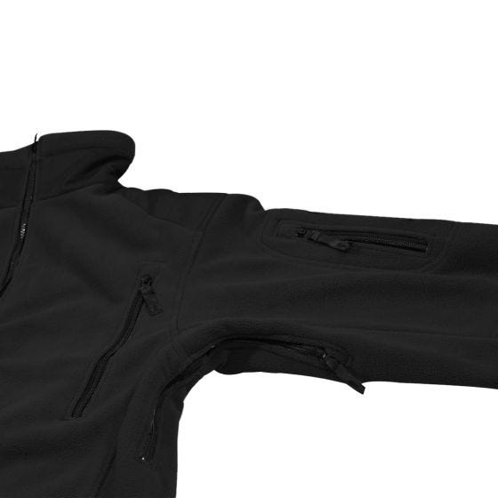 MFH Heavy Strike Fleece Jack - Zwart