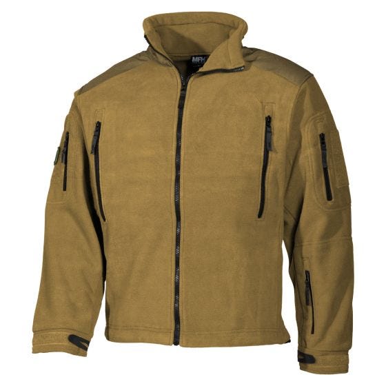 MFH Heavy Strike Fleece Jack - Coyote Tan