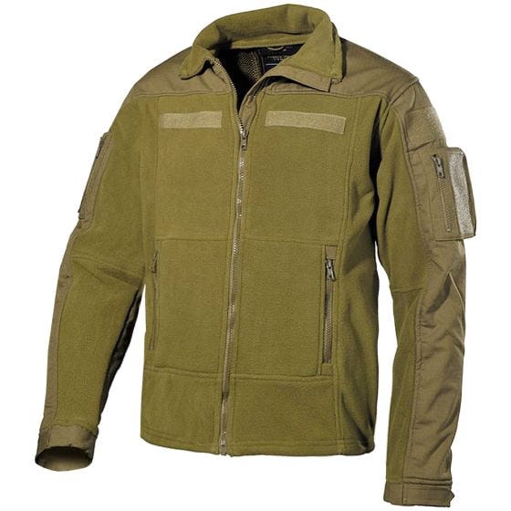 MFH US Combat Fleece Jack - Coyote