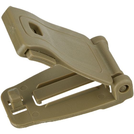 MFH Adapterclip Plastic MOLLE - Coyote Tan