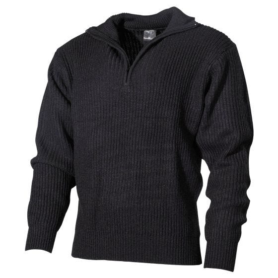 MFH Navy Trui Acryl - Zwart