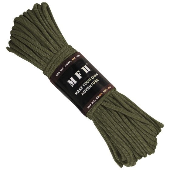 MFH Parachutekoord 100 ft - OD Groen