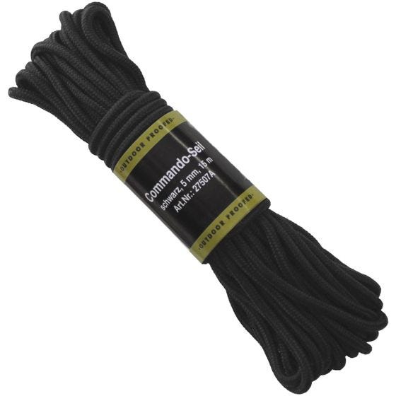 MFH Touw 5 mm - Zwart