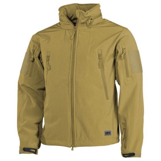 MFH Scorpion Softshell Jack - Coyote Tan