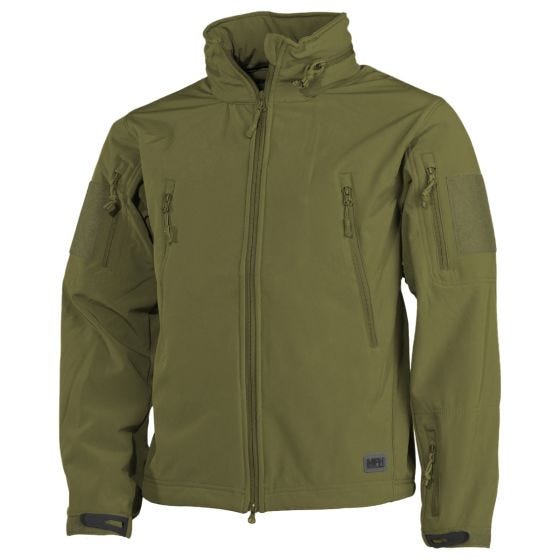 MFH Scorpion Softshell Jack - OD Groen
